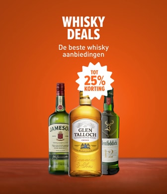Whisky deals tot 25% korting